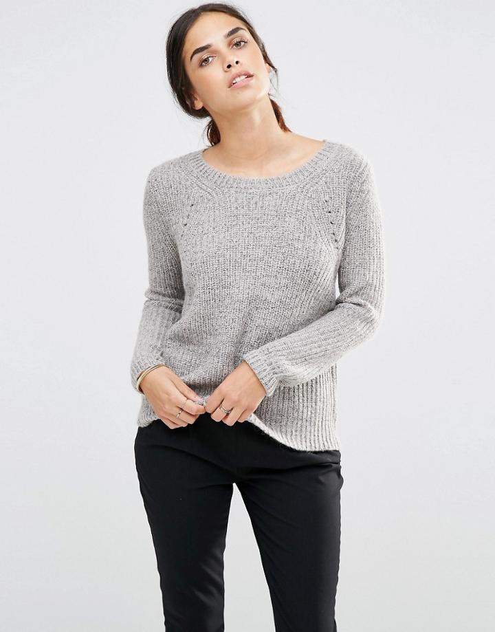 See U Soon Sweater In Metallic Yarn - Gray