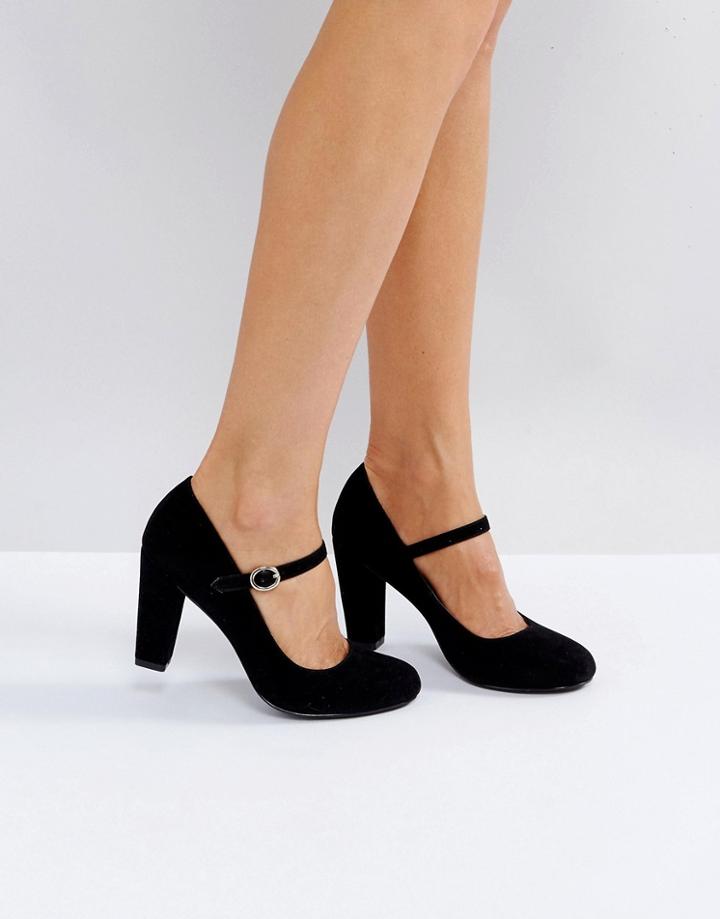 Miss Kg Block Point High Heels - Black