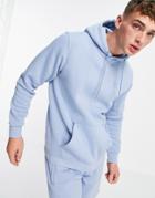 Adidas Originals Adicolor Marshmallow Hoodie In Sky Blue-blues