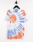 Vans Off The Wall Sunburst Tie Dye T-shirt In Multi