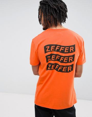 Zeffer Printed T-shirt - Orange