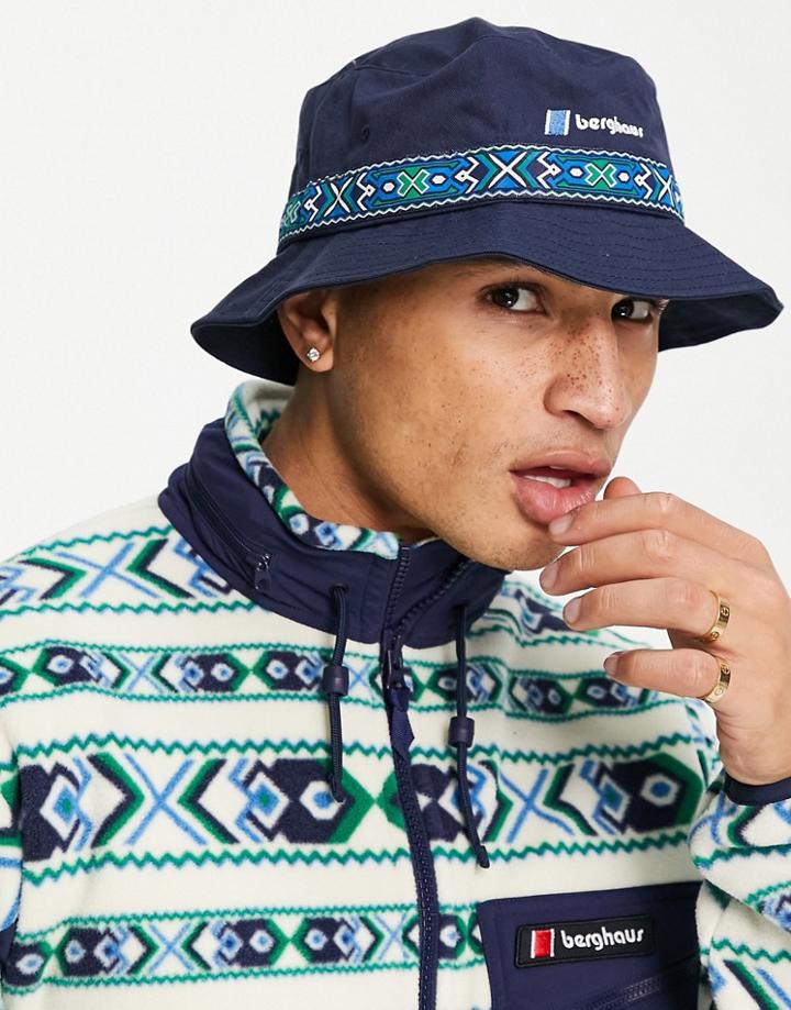 Berghaus Aztec Bucket Hat In Navy