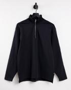 Selected Homme High Neck Sweat In Black