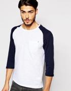 Produkt Contrast Raglan 3/4 Length Sleeve Top