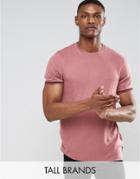 Ted Baker Tall Crew Neck T-shirt - Pink