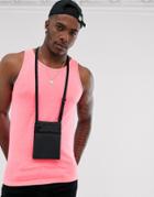 Brave Soul Longline Drop Arm Hole Tank-pink
