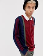Adidas Skateboarding Rugby Jersey In Red - Red