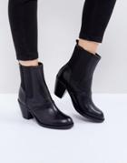 G-star Block Heeled Ankle Boot - Black