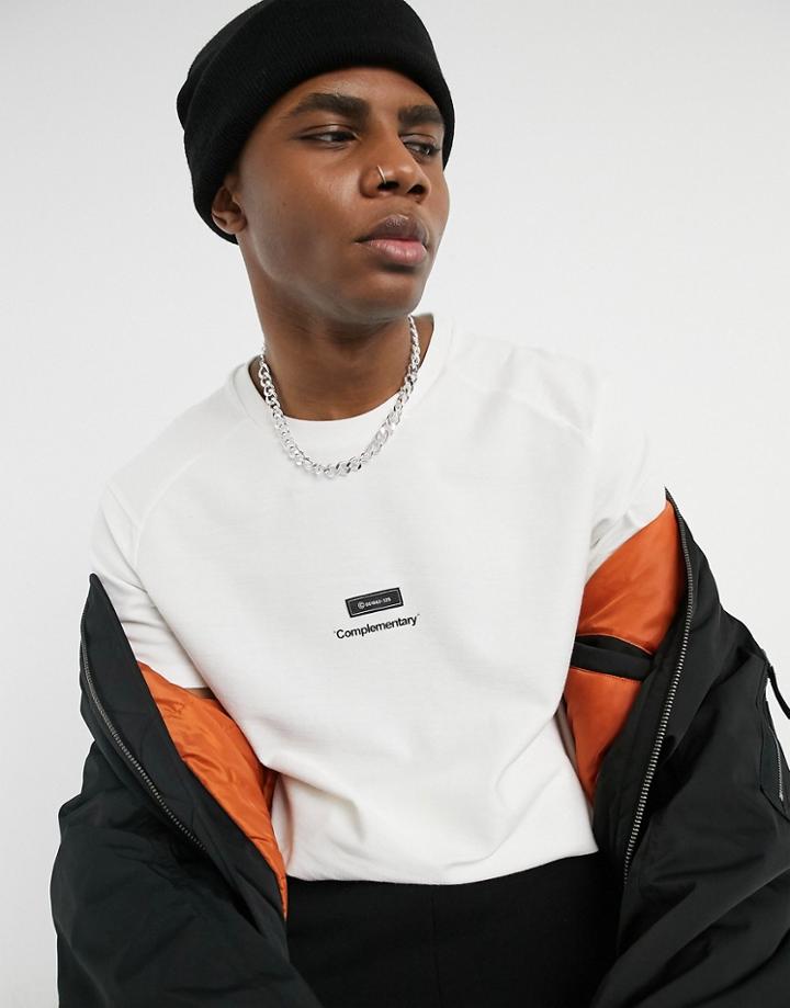 Bershka Thick T-shirt In White