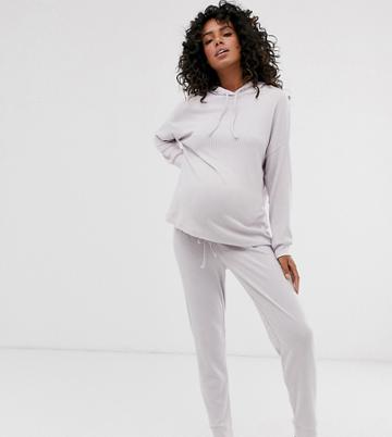 Asos Design Maternity Lounge Ribbed Soft Jogger