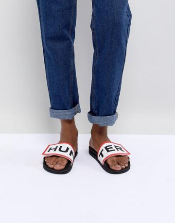 Hunter Original Adjustable Logo Slide-black