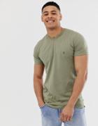 French Connection V Neck T-shirt-green
