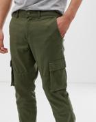 Only & Sons Cuffed Cargo Pants-green