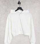 Threadbare Tall Paneled Hoodie In White - Part Of Set