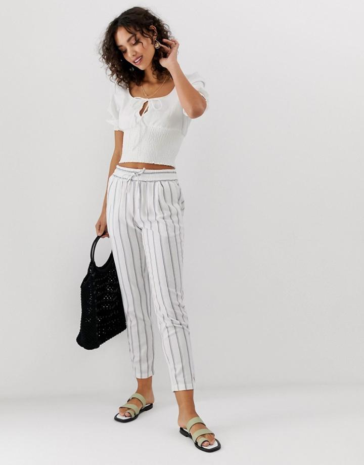 Vero Moda Pinstripe Pants - Multi