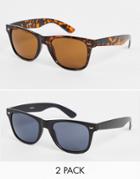 Madein. 2 Pack Every Day Sunglasses-multi