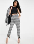 Asos Design Premium Suit Pants In Check-multi