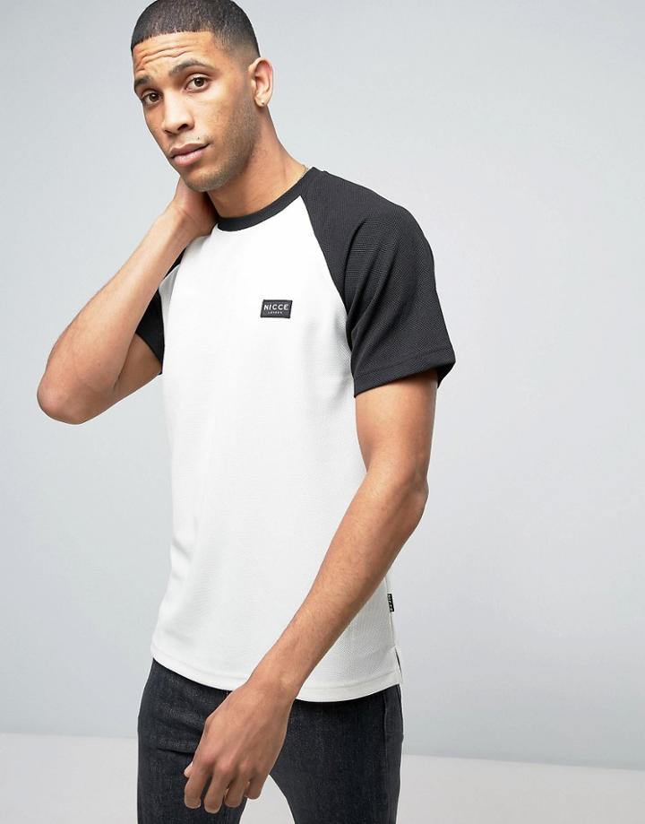 Nicce London Raglan T-shirt - Stone