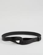 Vero Moda Leather Waist Belt - Black