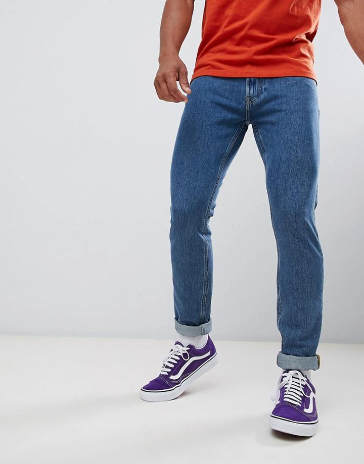 Lee Luke Skinny Jeans Vintage Wash - Blue