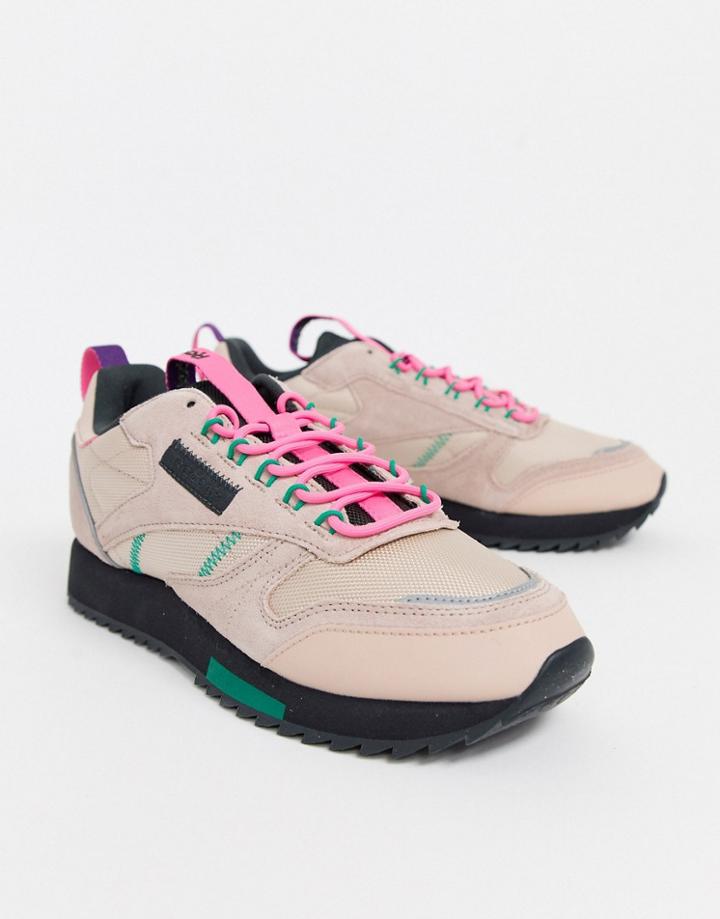Reebok Classic Trail Shoe In Pink