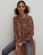 Nobody's Child Blouse With Full Sleeves In Leopard Print-brown
