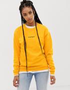Adolescent Clothing U Ok Hun Sweatshirt - Yellow