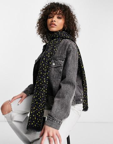 Becksondergaard Printed Scarf In Black