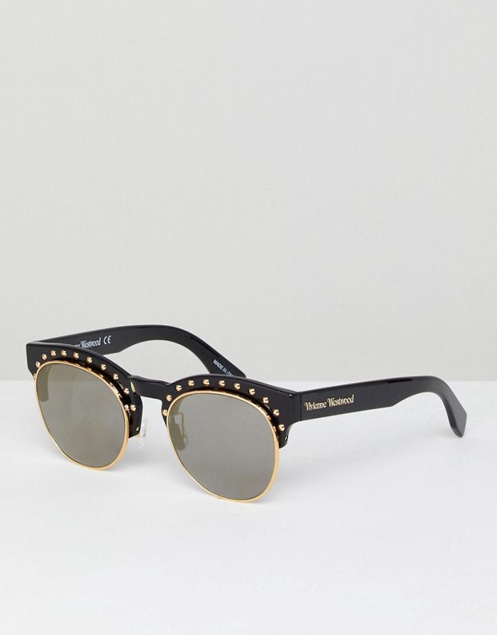 Vivienne Westwood Studded Sunglasses - Black