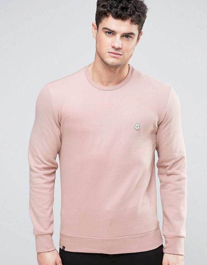 Le Breve Crew Neck Sweat - Pink