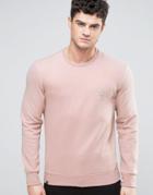 Le Breve Crew Neck Sweat - Pink