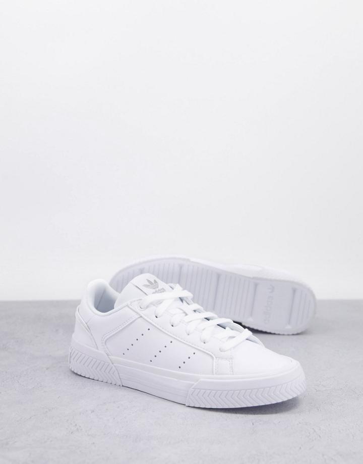 Adidas Originals Court Torino Sneakers In White