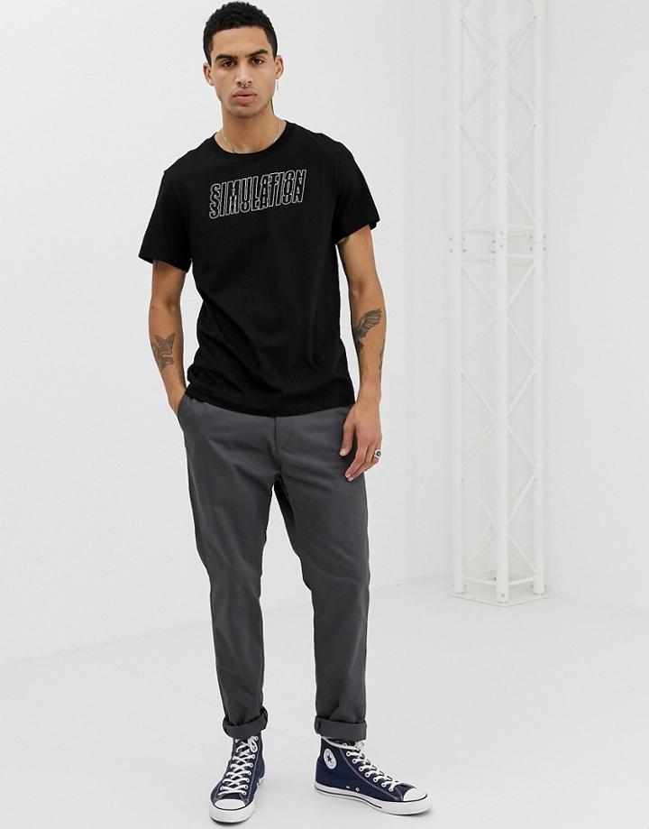Weekday Pictor Simulation T-shirt - Black