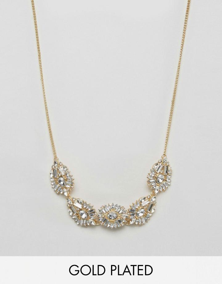 Johnny Loves Rosie Naya Gold Statement Necklace - Gold