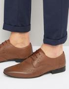 Kg By Kurt Geiger Kenford Brogue Derby Shoes - Tan