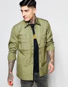 Fjallraven Greenland Shirt In Regular Fit - Green