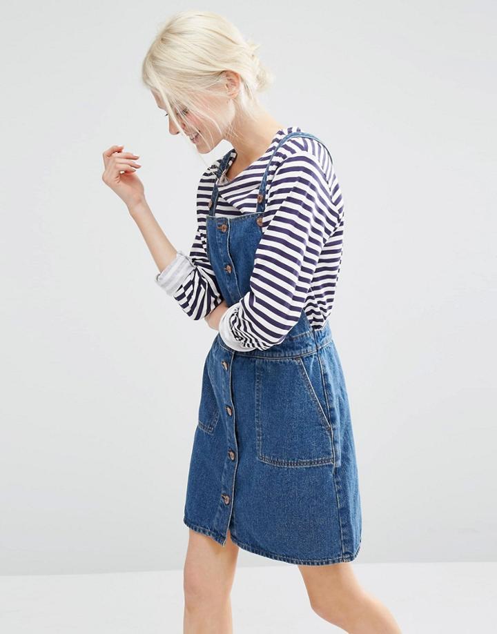 Monki Denim Dress - Blue
