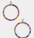 Aldo Rearka Resin Hoop Earrings In Rainbow - Multi