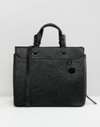 Sisley Textured Tote Bag - Black