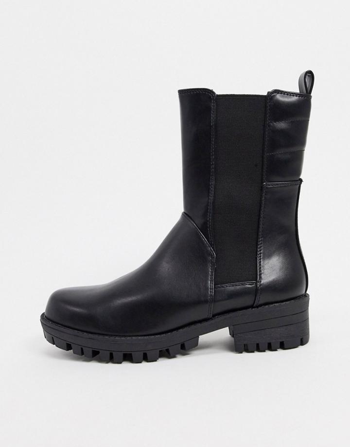 Raid Julia Biker Boots In Black