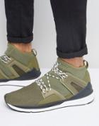 Puma Blaze Of Glory Limitless Hi Top Sneakers In Green 36312604 - Green