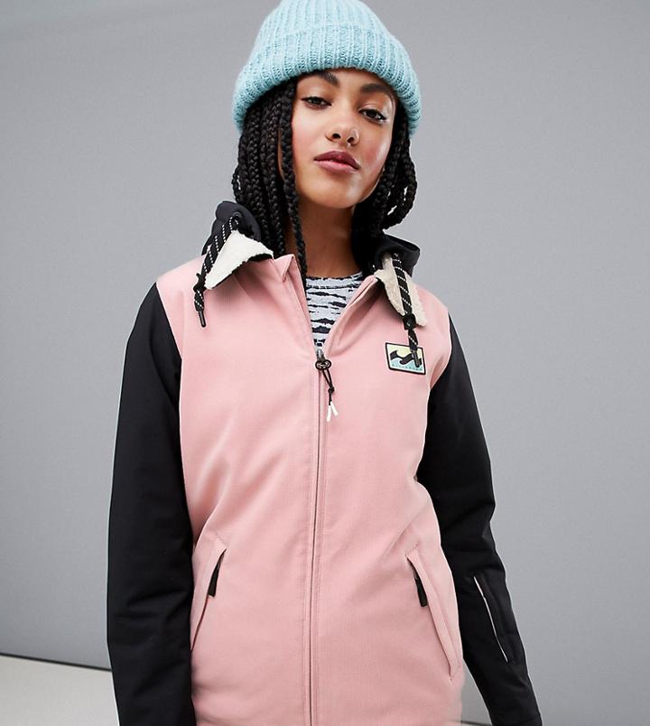 Billabong Coastal Ski Jacket In Pink - Pink
