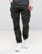 G-star Beraw Rovic Qane 3d Tapered Camo Cargo Pant - Green