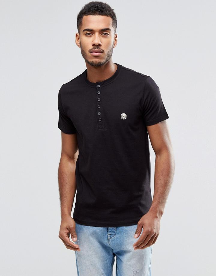Le Breve Grandad T-shirt - Black