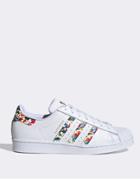 Adidas Originals Superstar Sneakers In White With Paint Splatter