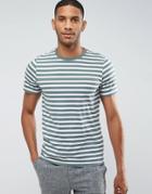 Jack & Jones Premium T-shirt In Stripe - Green