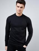 Armani Jeans Sweatshirt With Logo In Black - Black