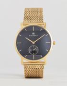 Accurist 7185.01 Mesh Watch In Gold - Gold