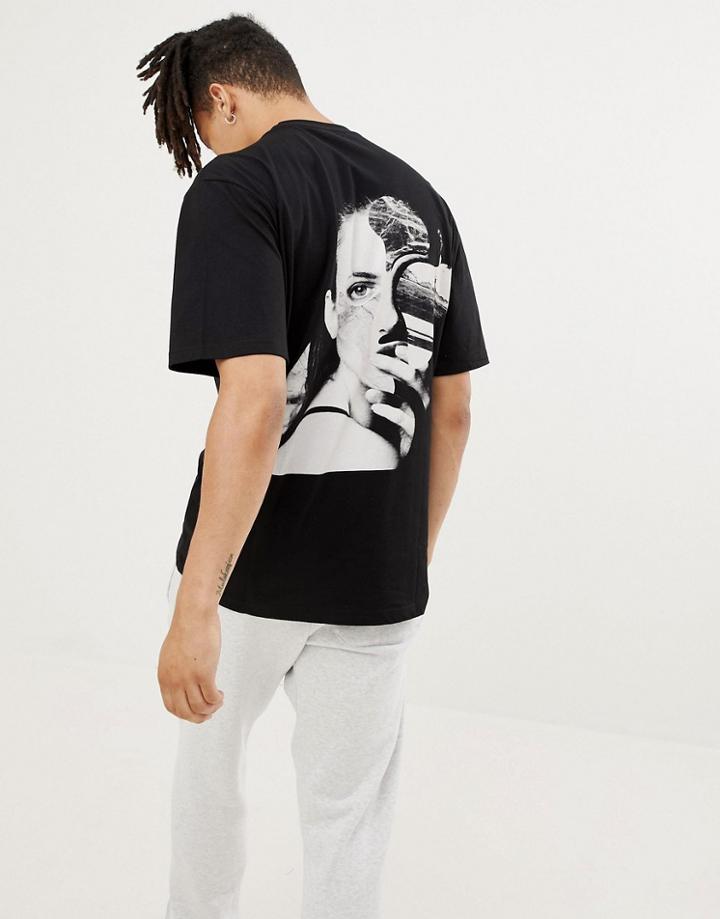 Systvm Fossil Back Print T-shirt - Black