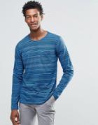 Ymc Striped Long Sleeve T-shirt - Navy